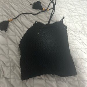 Crocheted halter top